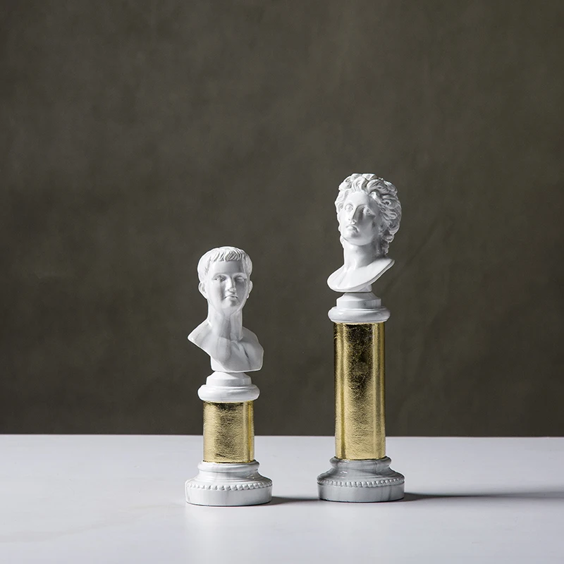 Современная римская фигура грудь Статуэтка Статуя колонна Художественная