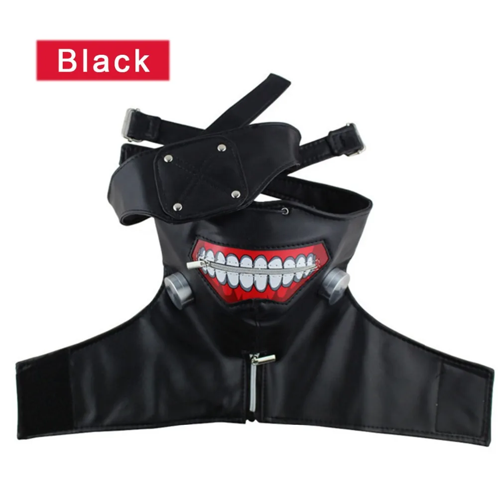 Крутая белая черная расцветка Tokyo Ghoul 2 полумаска для лица вечерние маскарадные