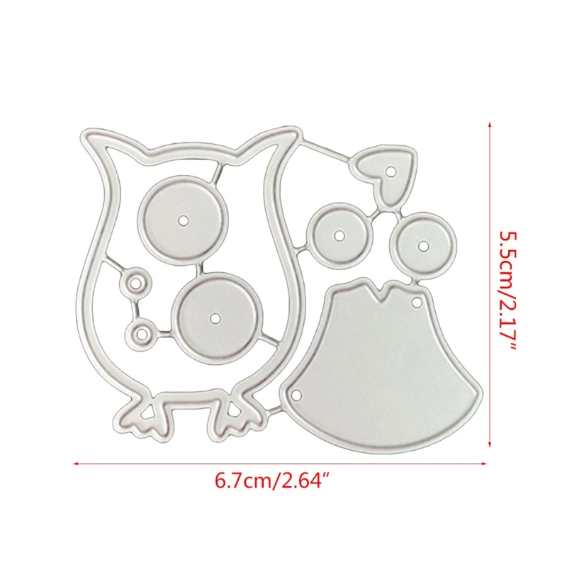 Night Owls Cutting Die Template Creative Little Animal Embossing Knife Mould Halloween Crads Making Accessories | Дом и сад