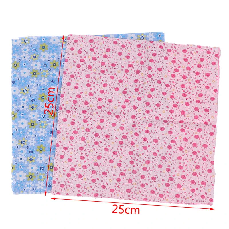 

1set 25*25cm 1/12 Dollhouse Miniature Accessories Calico cloth for Doll House