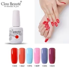 Набор гель-лаков Clou Beaute 15 мл для маникюра Полупостоянный гель uv Vernis светодиодный Гель-лак отмачиваемый Гель-лак для ногтей