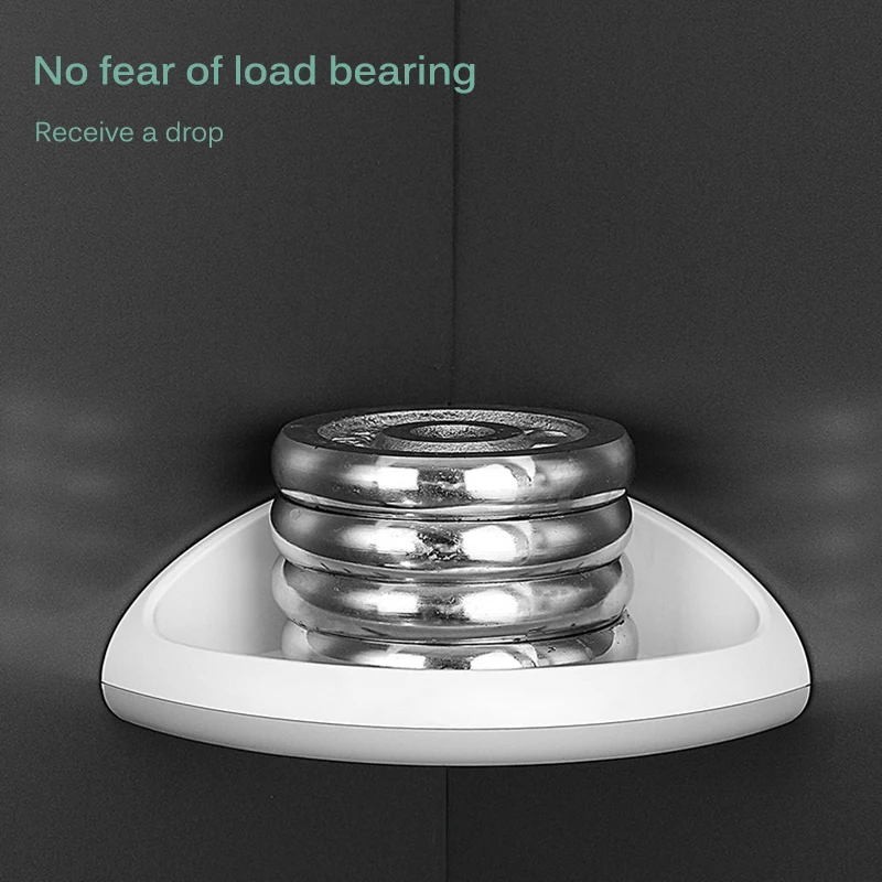 

New Fashion Bathroom Corner Storage Shelf Wall Organizer Caddy Shelf Shower Storage Wall Holder Shampoo Holder Shelf Home