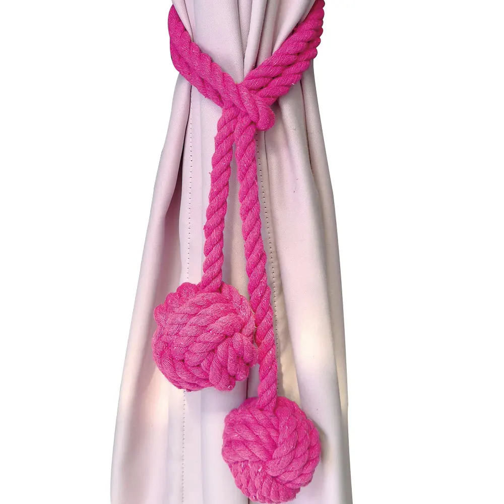 Занавеска из хлопчатобумажной веревки с бретельками и бахромой украшение для