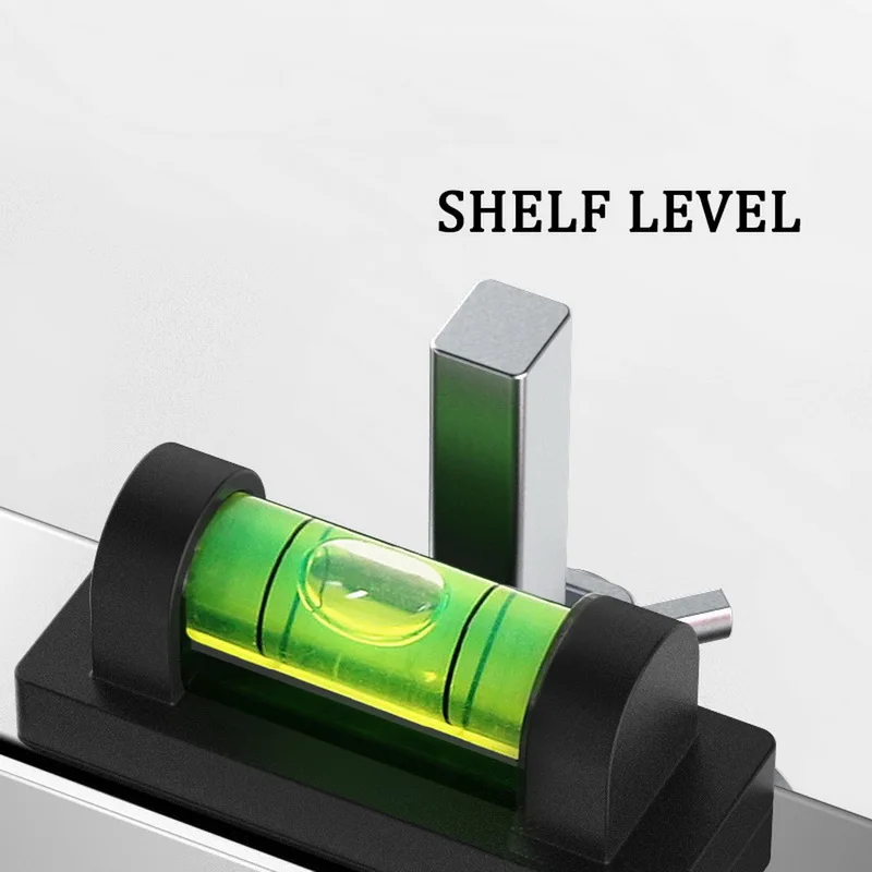 Мини измерительный инструмент Магнитный пузырьковый уровень магнит отверстие