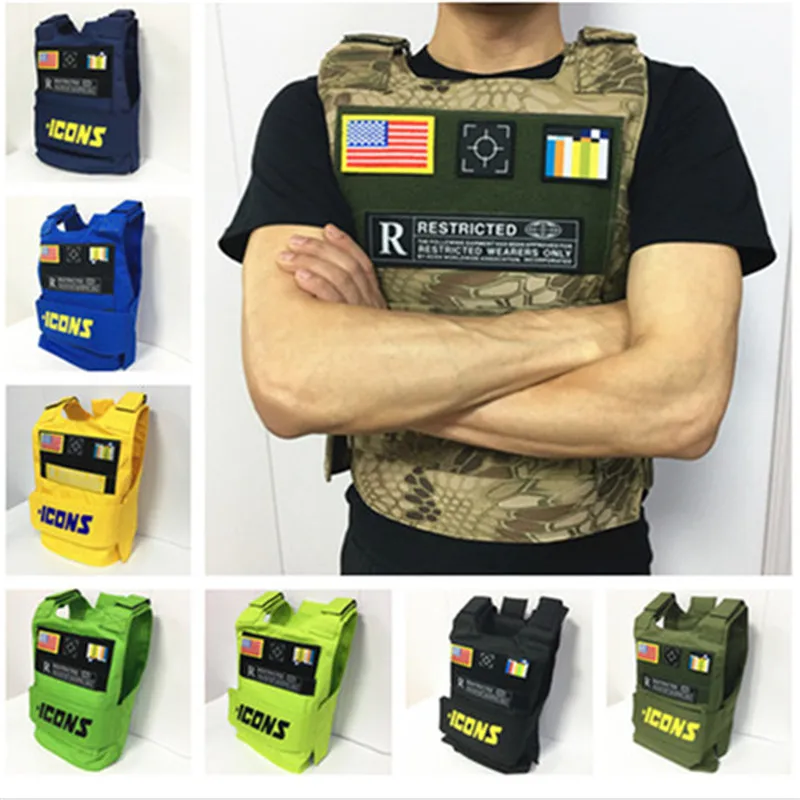 Военный тактический жилет мужской Тактический Жилет Molle боевой без рукавов