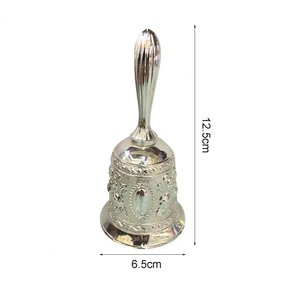 

HOT SALESRetro Metal Tone Alloy Hand Bell Lucky Jingle Multi-Purpose for Home Accessory
