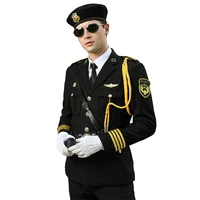 guard suit elegant business dress overalls aviation uniform handsome noble military clothes for general gentleman