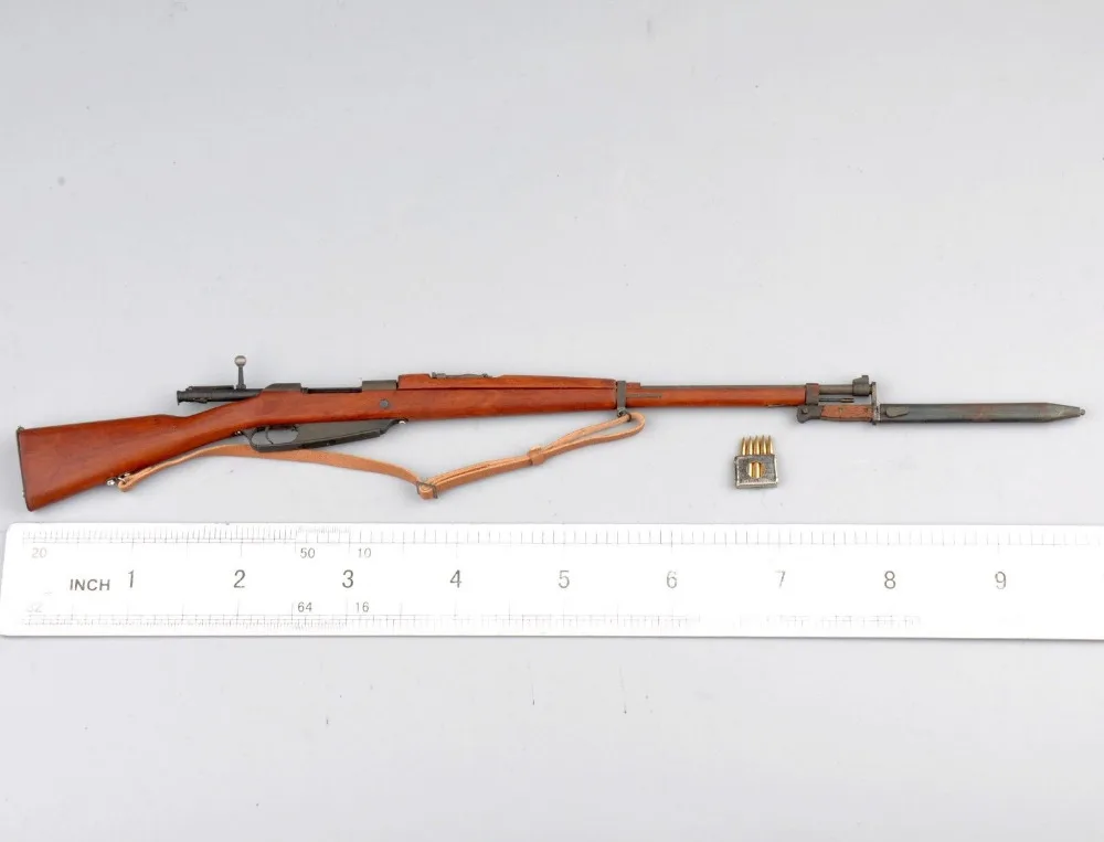 Special Pice New Type 1/6 Scale WWII Brown Color Rifle Model Chinese Solider Hanyang Wooden Made for 12'' Action Figure | Игрушки и