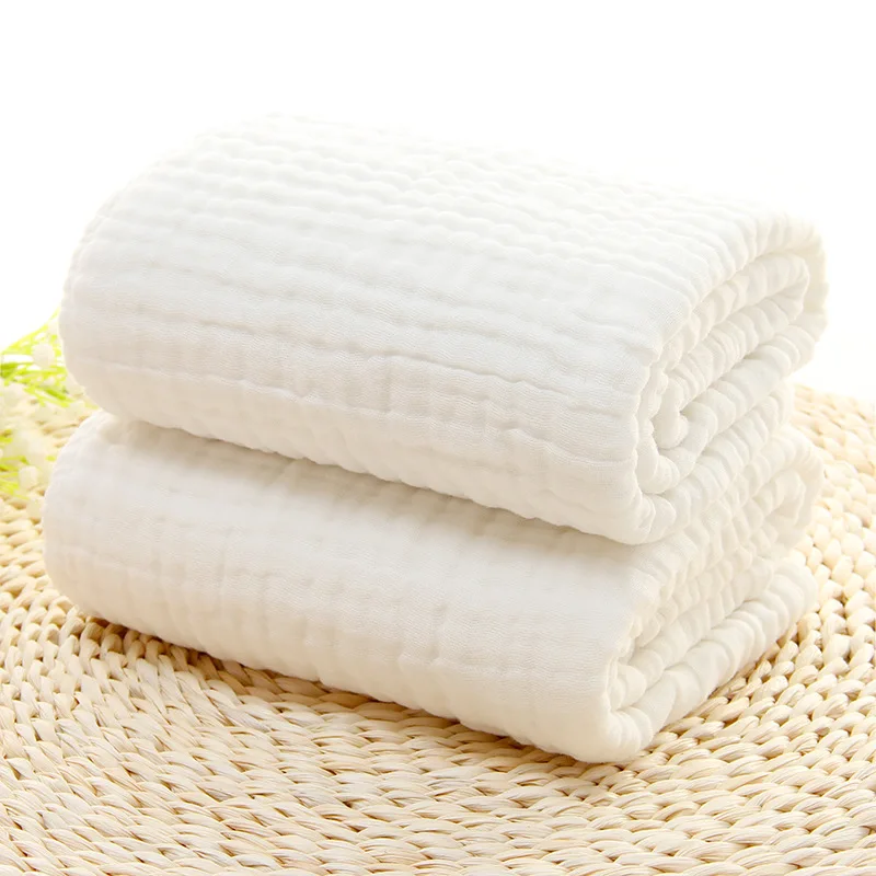 

6-слойное Марлевое банное полотенце, детское одеяло из чистого хлопка, муслиновое Пеленальное Одеяло для младенцев, детское одеяло для сна, ...