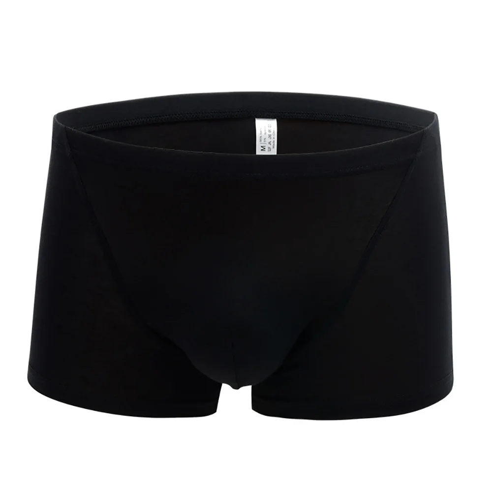 

Boxer Man Breathable Underwear Mid Waist Solid Comfy Underwear High-Quality Ultra-Soft Underpants Male Clothing