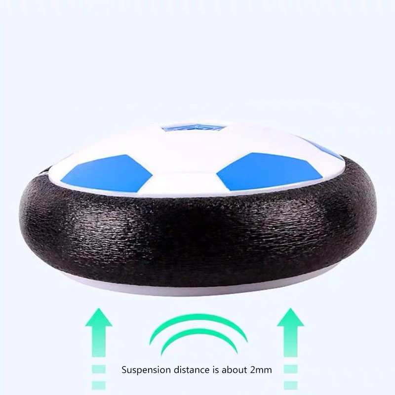 Большой подвешенный футбольный мяч для детей со встроенной светодиодной подсветкой на воздушной подушке