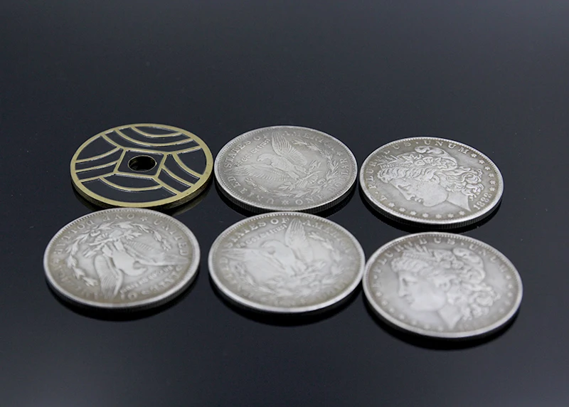 &quot SICK By Ponta The Smith (Gimmick And DVD) 6 Coins Ancient Set Magic Tricks Close-Up Stage Street Toys