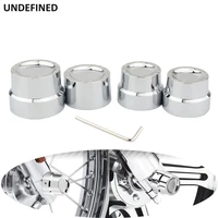 front rear axle nut cover caps chrome rough craft carving for harley sportster xl883 xl1200 dyna touring v rod softail aluminum