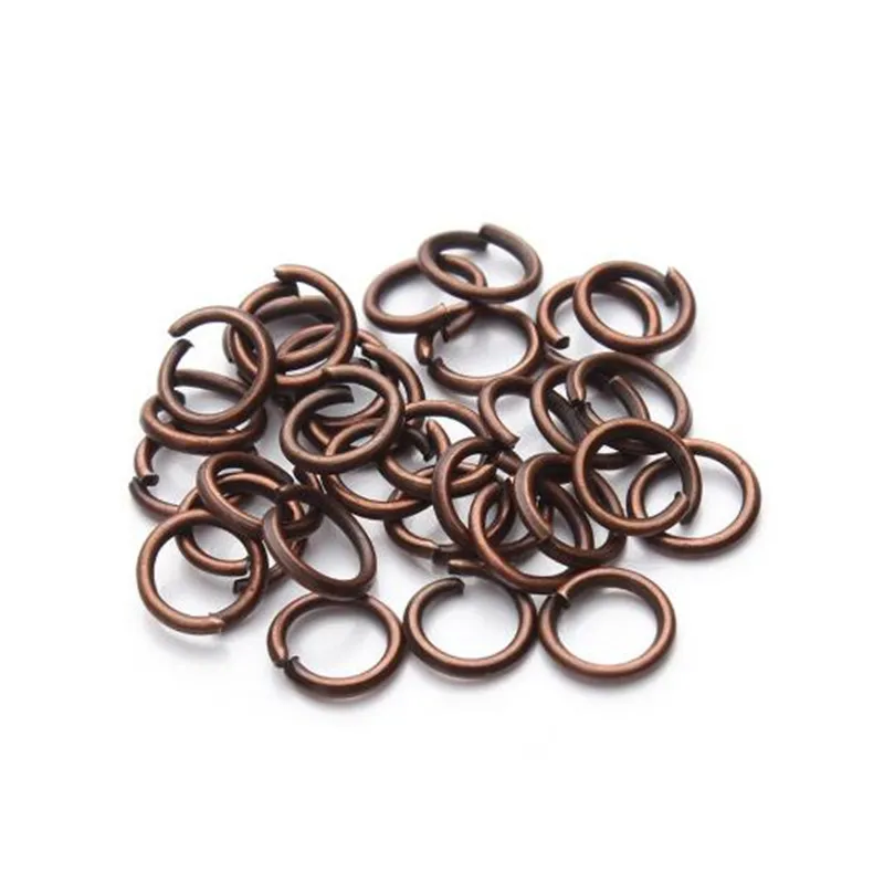 Открытые соединительные кольца серебристые/золотистые/Бронзовые/черные разъемы