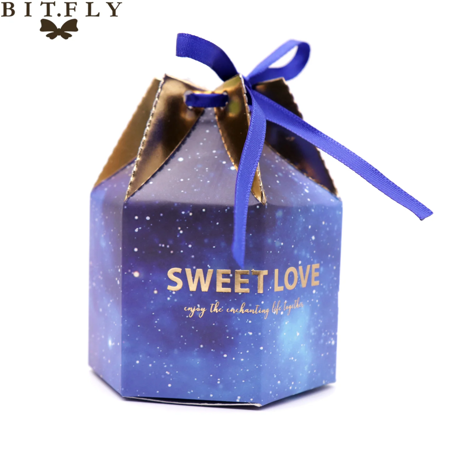 50 шт единорога Фламинго цветок звездное небо конфеты коробки свадьба день