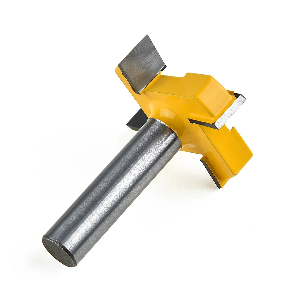 

1/2inch Lock Miter Router Bit Shank Woodworking Tenon Milling Cutter Tool Drilling Milling For Wood Carbide Alloy