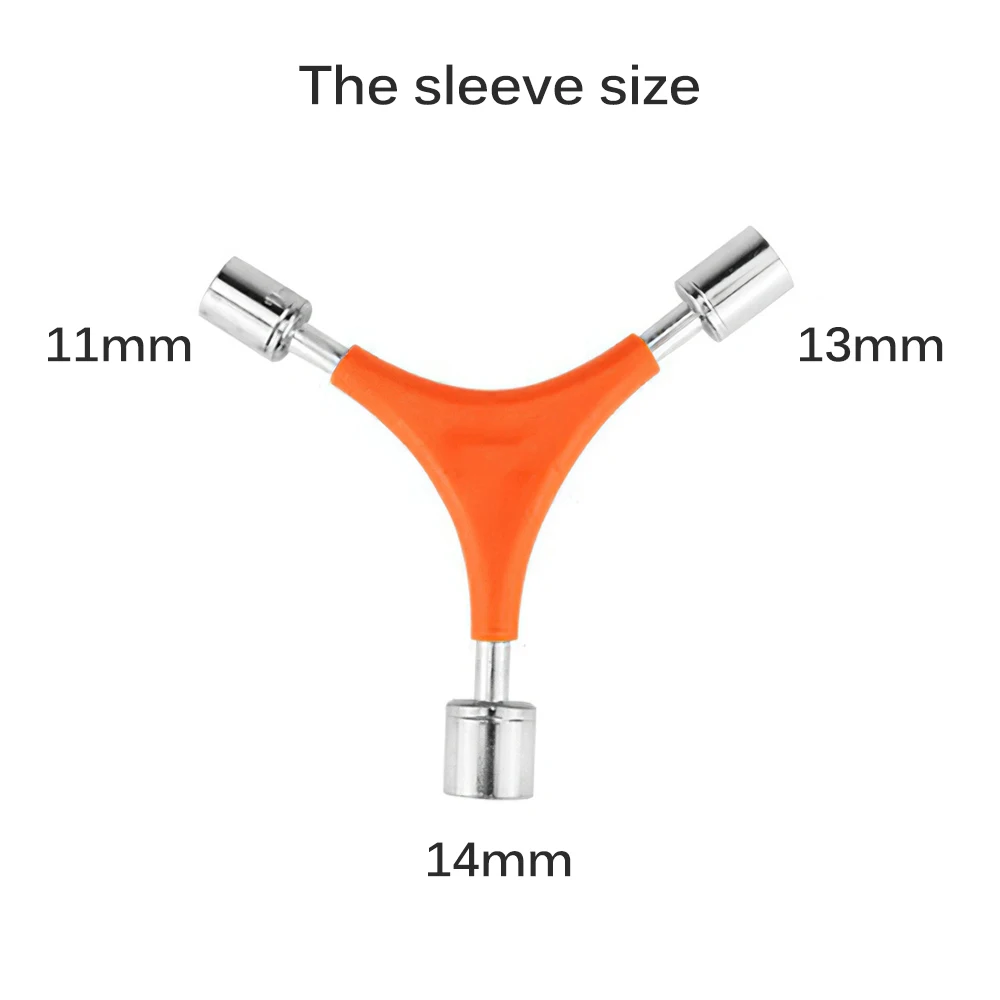 

3 Way Y Shape Bike Wrench Outer Hexagon Wrenches Hex Socket 11/13/14mm MTB Road Bicycle Cycling Hex Key Tools Durable