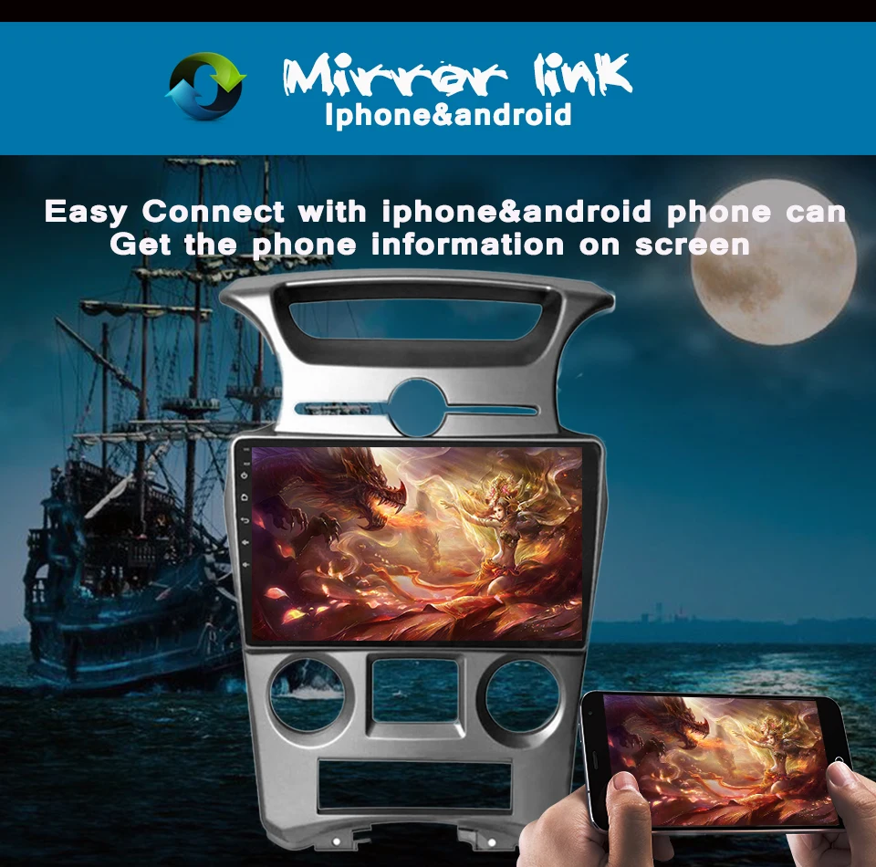 Ips 2Din 1024*600 Android 10,0 автомобильный DVD авто радио с google play gps navi HU мультимедиа для kia Carens 2007 2008 2009 2010 11