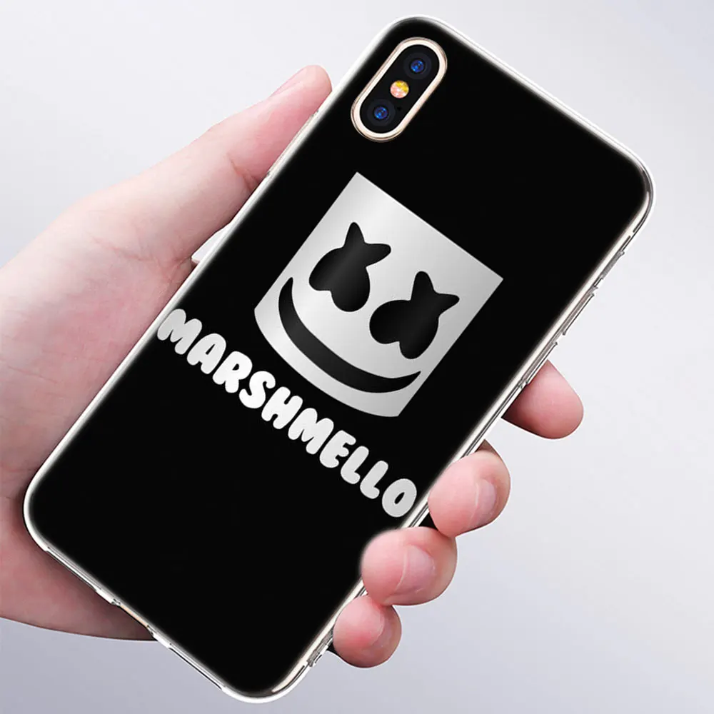 004 Роскошный мягкий силиконовый чехол для телефона DJ marshmallow для Apple iPhone 11 Pro XS Max X XR 6 6S 7 8 Plus 5 5S SE Модный чехол - Цвет: 004