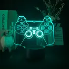 Игровой контроллер цветной яркий с пультом дистанционного управления под заказ 3D светодиодный ночсветильник будильник Основной цветной проектор Delineascope для подростков