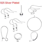 10 шт., серьги-Крючки с серебряным покрытием