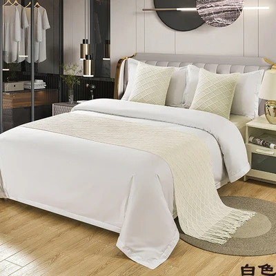 

Вязаное покрывало для кровати B&B