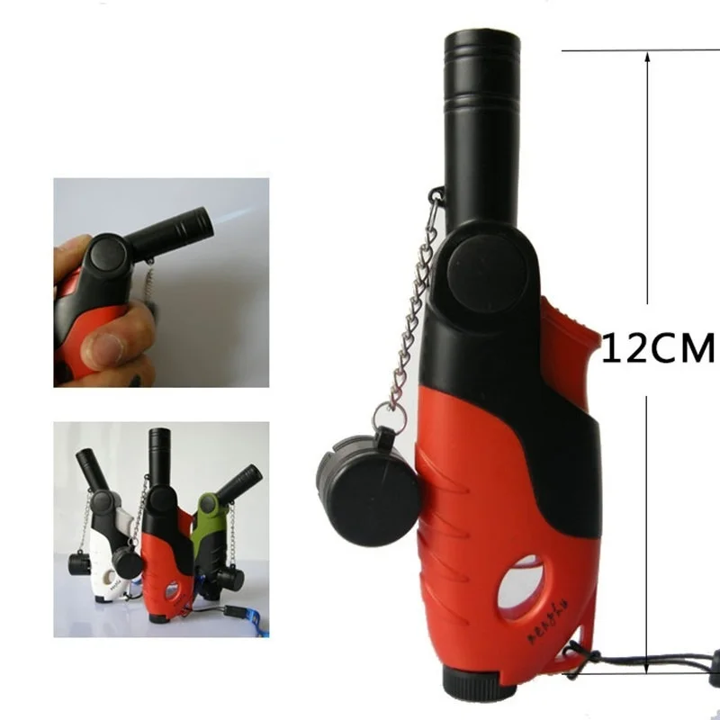 

Flexible Turning Head Creative Small Spray Gun Welding Torch Straight Into The Lighter Smoke Accessories for Weed Practical Tool