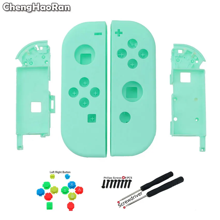 Защитный чехол ChengHaoRan для Nintendo Switch NS Joy Con сменный корпус с кнопкой R зеленый |