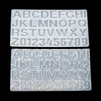 letter mold alphabet number silicone molds initial mold large clear resin mould epoxy resin craft supplies 36 cavity