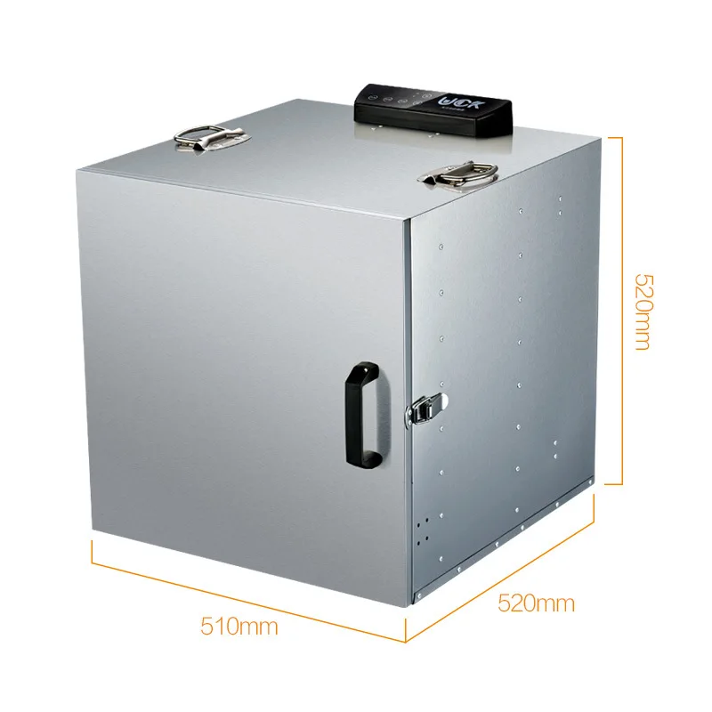 Stainless steel Food Dehydrator Fruits Vegetable Herb Drying Machine Snacks Meat Dried Dryers Commercial Processor 16 layer | Дом и сад