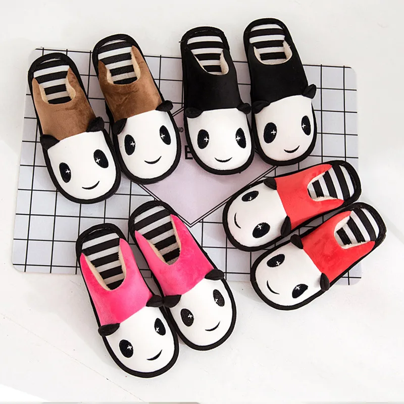 

Round Toe Women Flat Shoes Indoor Slippers Short Plush Winter Casual Women Slippers Non-slip Comfortable Furry Slides For Women