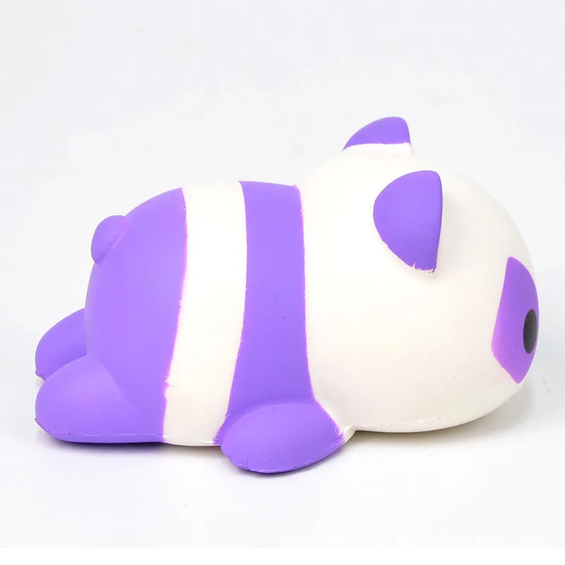 Мягкая пурпурная игрушка панда мягкая медленно восстанавливающая форму