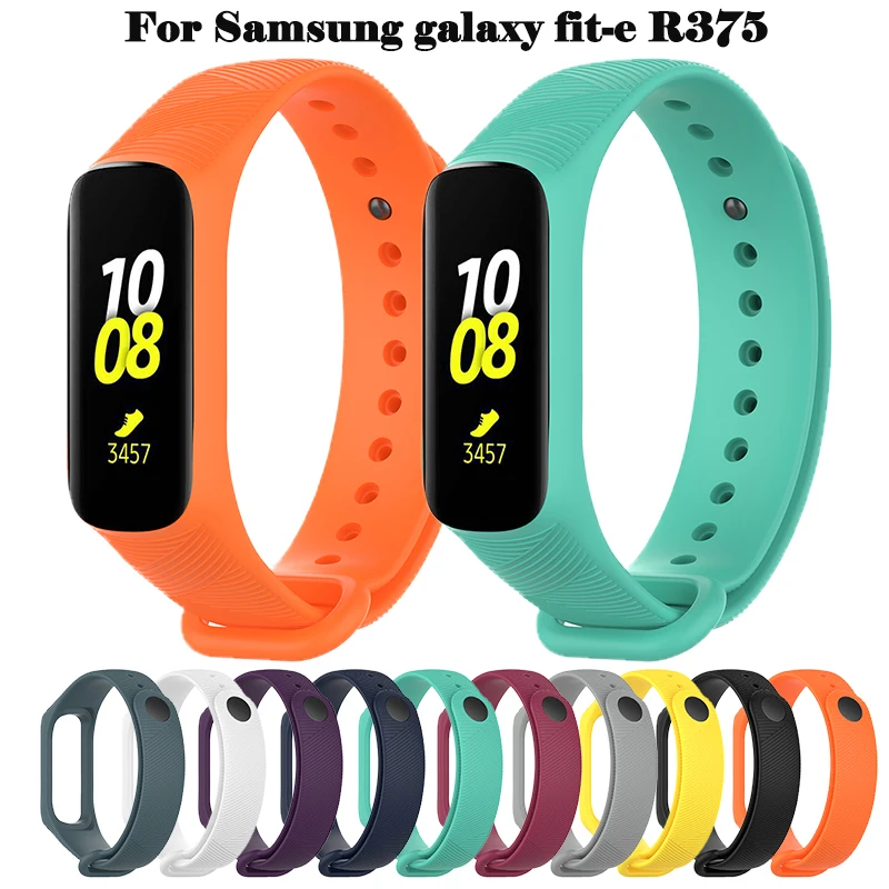 

Smart Bracelet Wristband For Samsung Galaxy Fit-e R375 Sport Soft Silicone Watch Strap For Galaxy Band Fit-E SM-R375 Smart Band