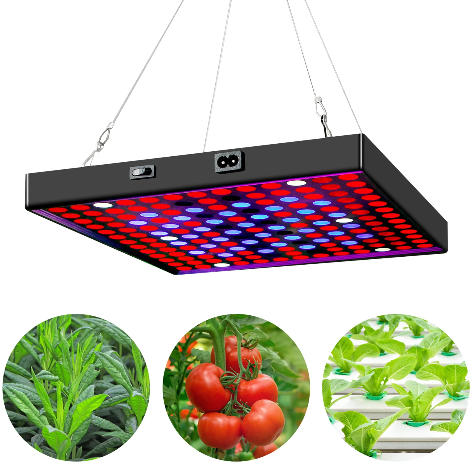 

LED-ламсветильник полного спектра для выращивания растений, 81/169 светодиодов