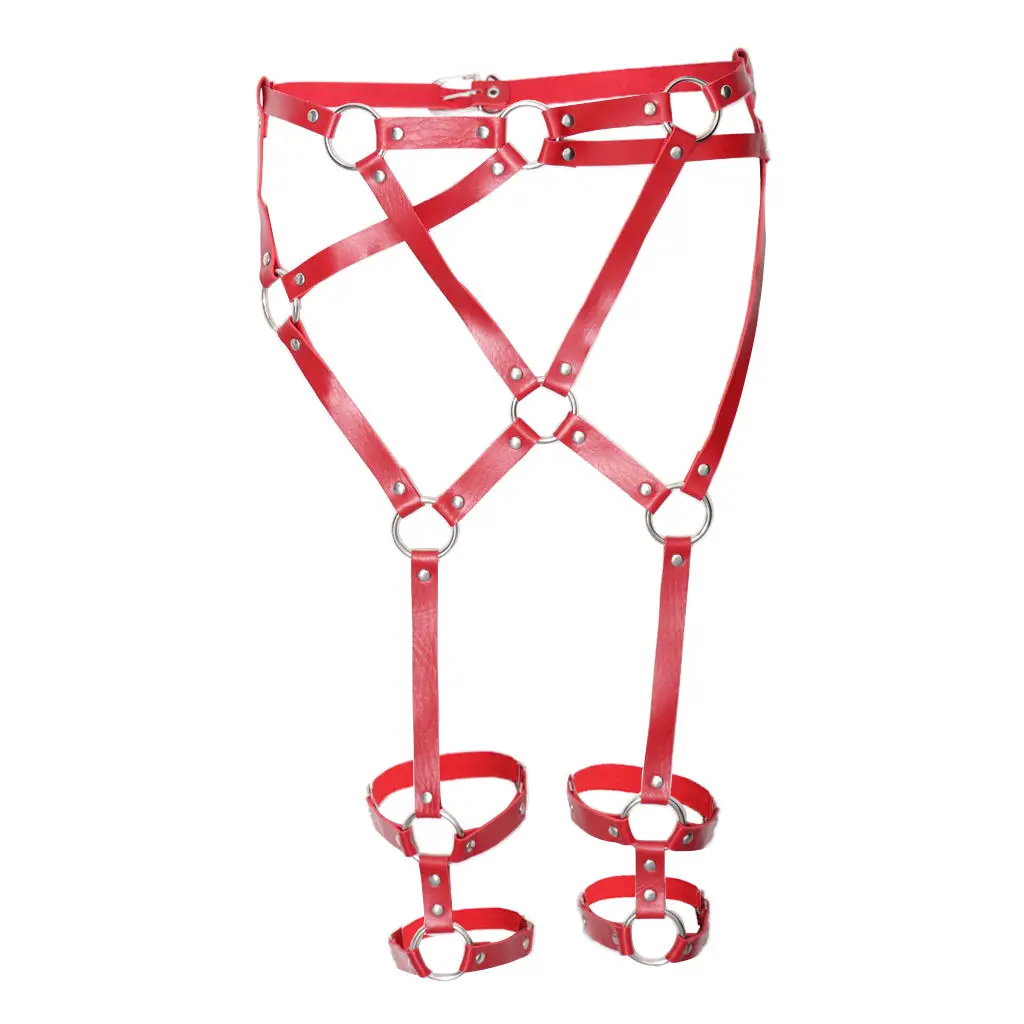 

Women Waist Leg Harness Garter Belt High Thigh Stockings Suspender Clubwear