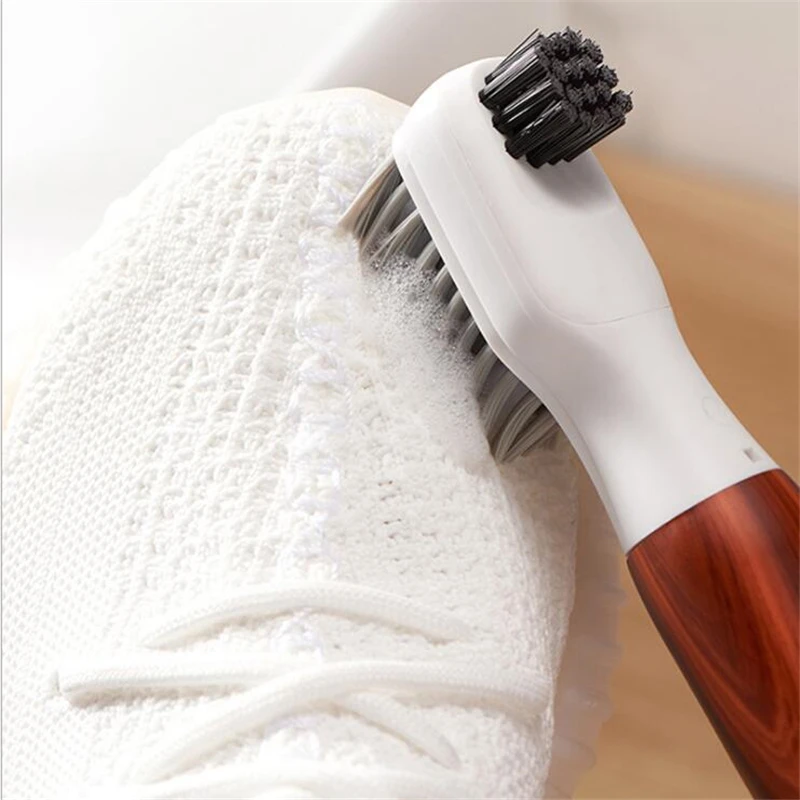 

USB Rechargeable Sonic Vibration Shoe Brush Portable White Shoe Sports Shoes Electric Washer Shoe Polishing Tool