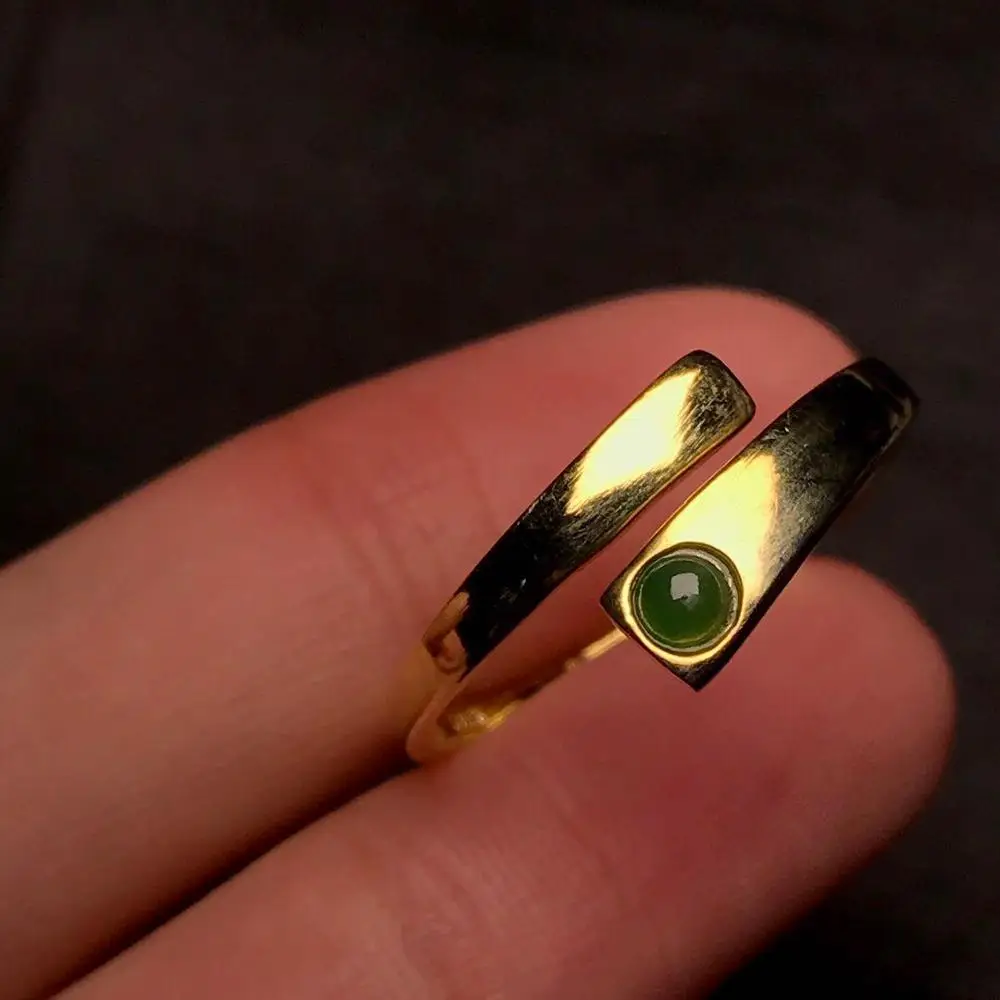 

ECHSUN jade ring rings for women anillos mujer anel anelli donna jewelry handmade wholesale on sale