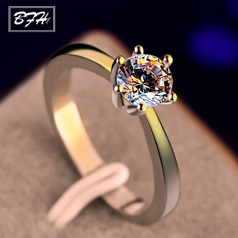 BFH классическое серебряное кольцо с шестью крапанами AAA Австрийское свадебное
