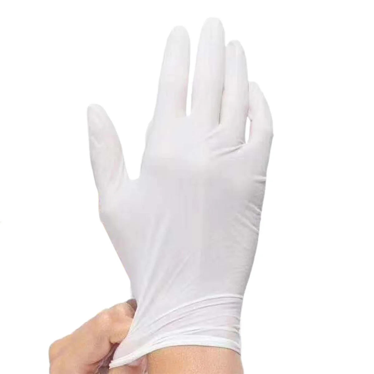 100 шт. одноразовые ультратонкие перчатки из латекса без винила нитрила | Дом и сад