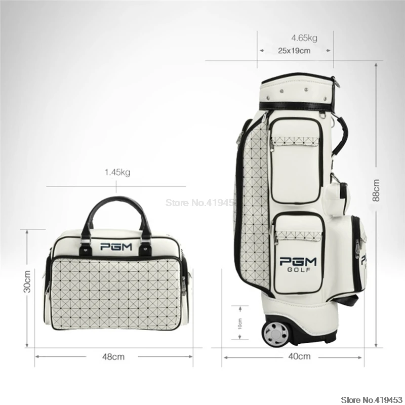 Pgm Golf стандартная сумка PU водонепроницаемые сумки для гольфа многофункциональные авиационные пакеты большой емкости дорожные сумки с колесами D0082