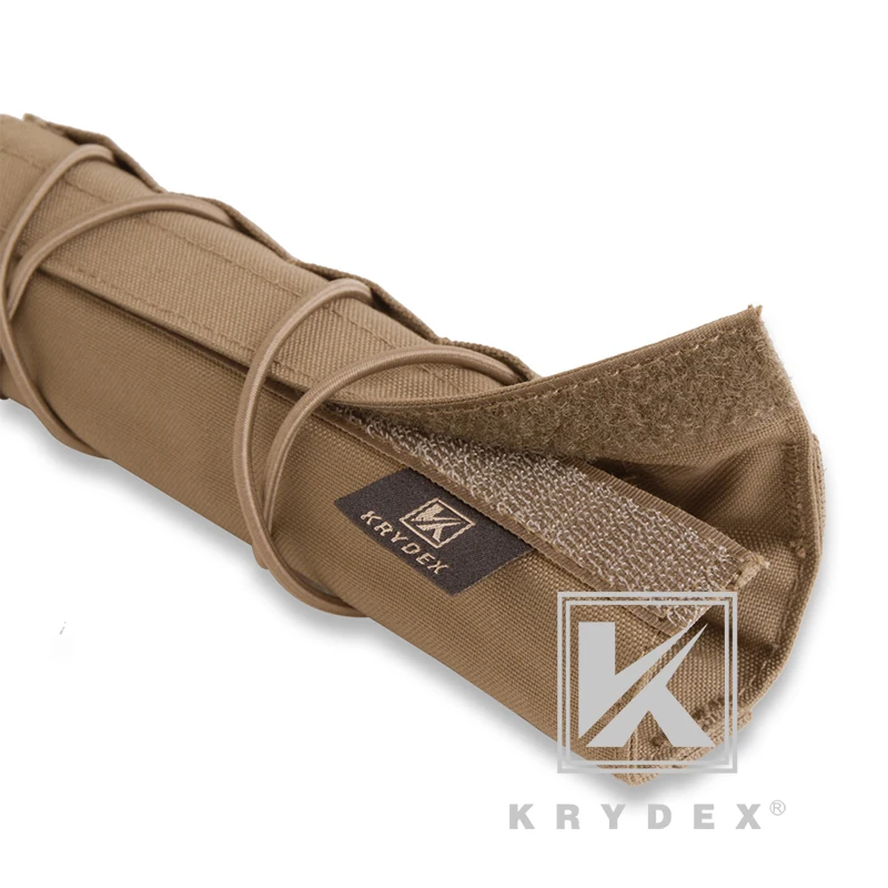 Тактический глушитель KRYDEX 18 см защитный чехол для Surefire FA762K супрессор стрельбы