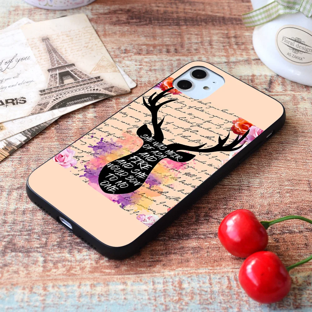 

For iPhone Heir of Fire Soft TPU Border Apple iPhone Case