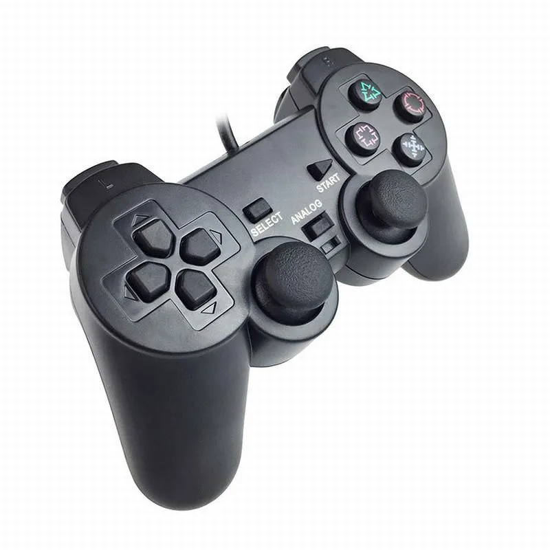 FOR PS2 PlayStation Wired Replacement Controller For PS1 Sony Playstation 2 Gift Child | Электроника