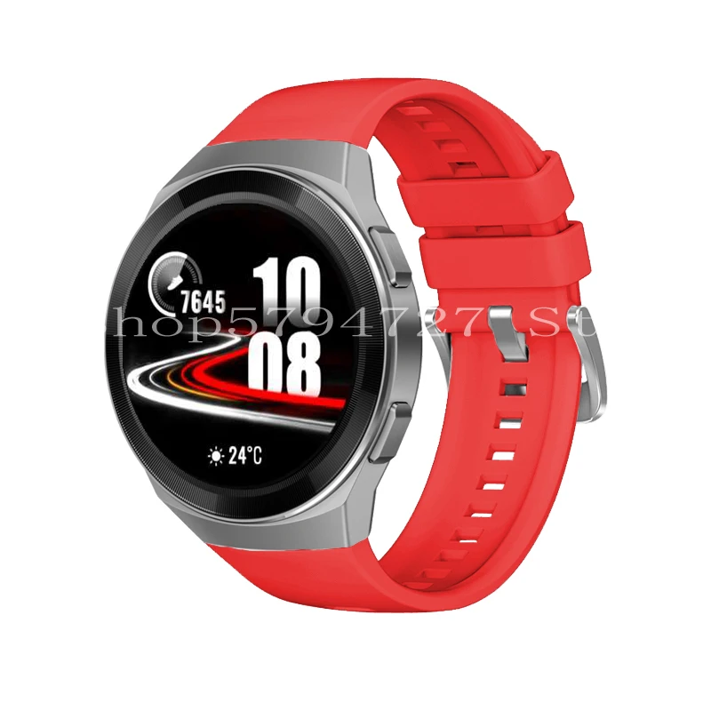Official Style Silicone TPU Band case For HUAWEI WATCH GT 2e GT2e Strap Wristband Replaceable Solid color Watchband Belt ремешок