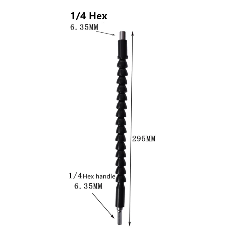 Electric Corner Device Combination Set Hexagon Handle Screwdriver Turning Tool Black Universal Soft Shaft Turner | Инструменты
