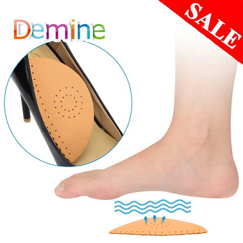 Demine кожаные подкладки для поддержки свода стопы плоскостопия ортопедические