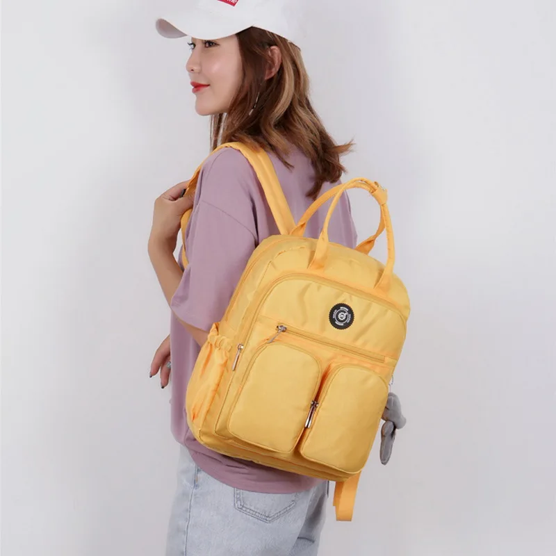 Водонепроницаемый дорожный рюкзак для учащихся Женский Повседневный стиль
