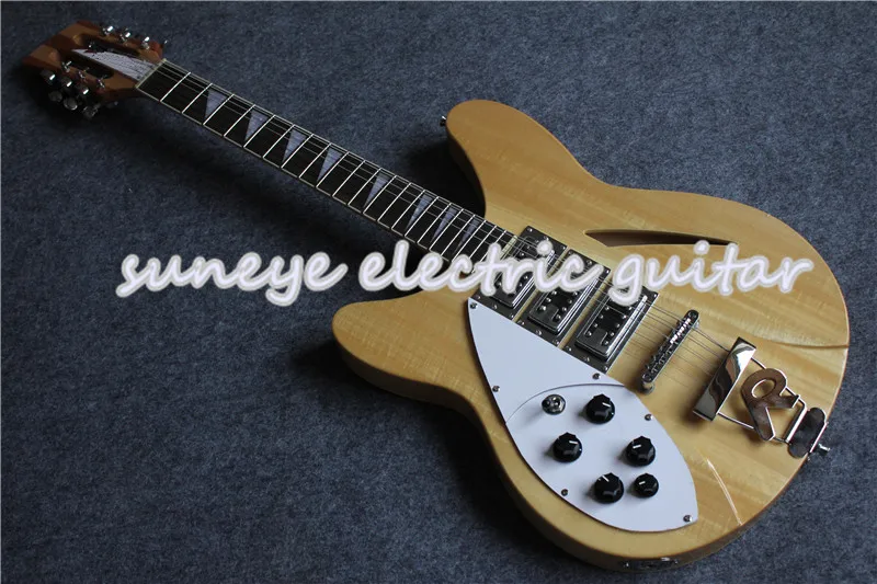 Новое поступление из натурального дерева 12 струн Рик электрогитара левша гитара