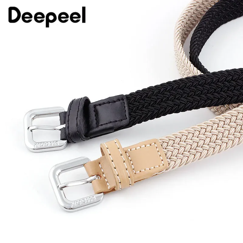 Deepeel 1 шт. 100x7 0/80/см унисекс тканый эластичный пояс детские Студенческие джинсы