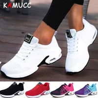 kamucc new platform ladies sneakers breathable women casual shoes woman fashion height increasing shoes plus size 35 42